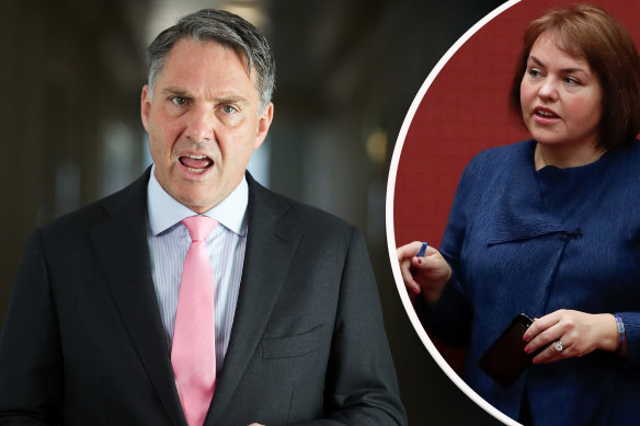 Richard Marles denied receiving a formal bullying complaint from the late senator Kimberley Kitching.