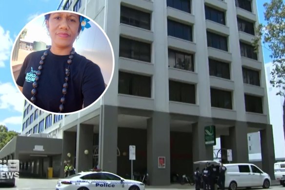 Vitorina Bruce, 40, was stabbed to death at the Quality Hotel Ambassador Perth. 