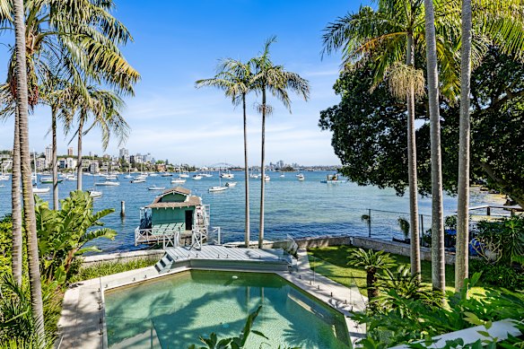 Akuna in Point Piper, with its uninterrupted Sydney Harbour views, is on offer for more than $55 million.