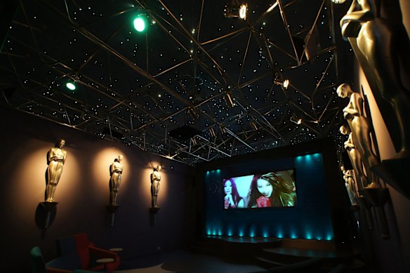 There is an incredible home cinema.
