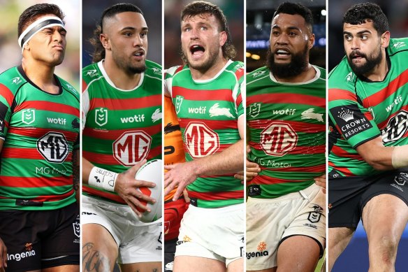 Souths have now lost five players to hip-drop tackles for a combined 28 weeks.