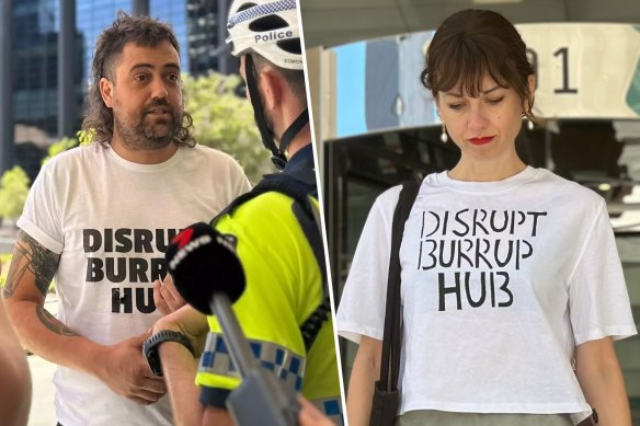 Disrupt Burrup Hub protester Trent Rojahn was arrested at his Fremantle home on Monday night, just days after police searched the home of fellow protester Joana Partyka (pictured).