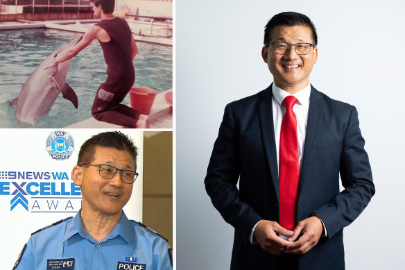 New Labor Member for Tangney Sam Lim has previously been a policeman and dolphin trainer.