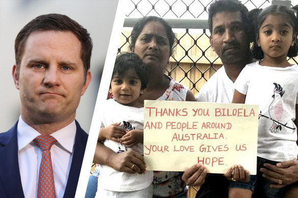 The Murugappan family require the signature of Immigration Minister Alex Hawke to return to Biloela. 