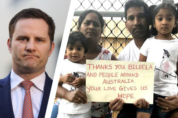 Immigration Minister Alex Hawke has given the Murugappan family three-month bridging visas.