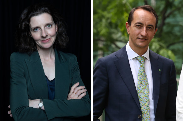 Allegra Spender is challenging Liberal Dave Sharma in Wentworth.