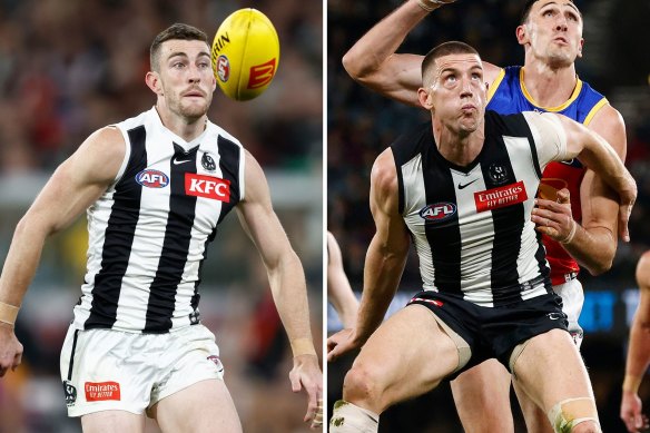 Collingwood will be looking for increased output from big men Daniel McStay and Darcy Cameron this September.