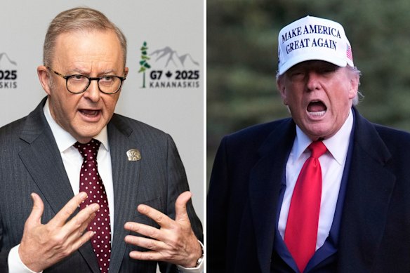 Australian Prime Minister Anthony Albanese and US President Donald Trump have not met face to face.