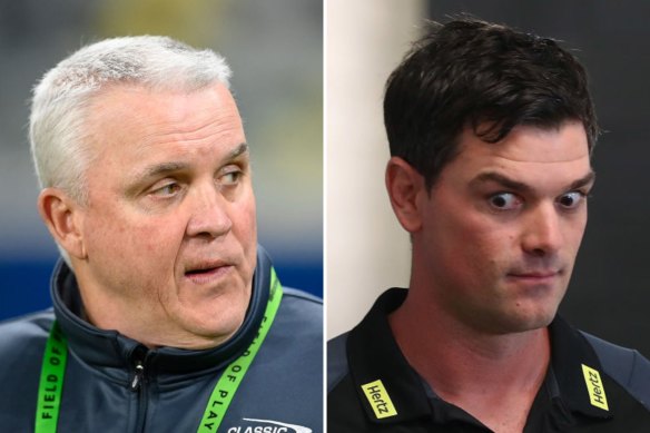Anthony Griffin and Cameron Ciraldo didn’t have a good working relationship at Penrith.