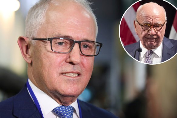 Malcolm Turnbull has become one of Rupert Murdoch’s loudest critics.