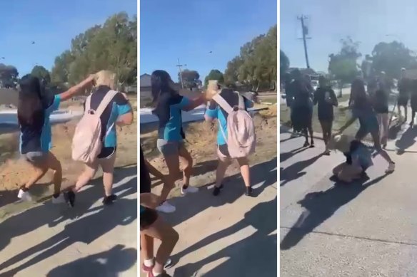 School assault in Perth. 