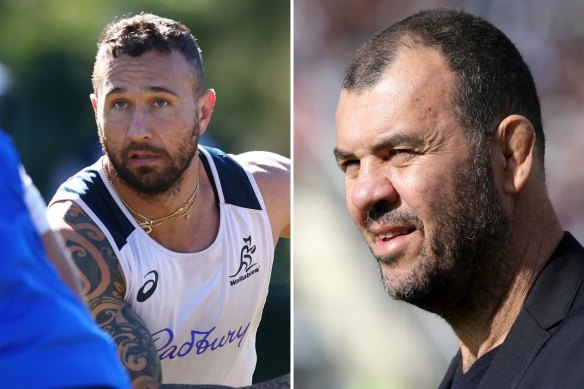 Likely Wallabies five-eighth Quade Cooper’s national career appeared to have been ended under former Australian coach Michael Cheika.