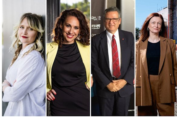 Out the door: Genevieve Trace, Louise Bezzina, John Kotzas and Kate Gould have all resigned recently, although Bezzina will be taking over Gould’s former role.
