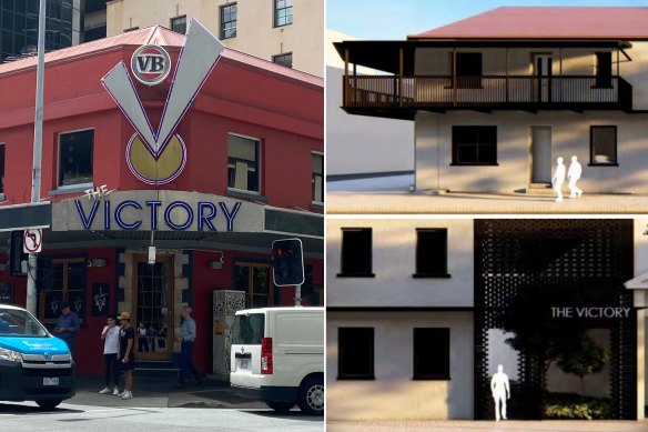 Plans have been lodged for a revamp of Brisbane’s Victory Hotel.