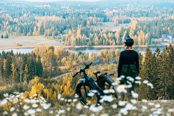 Views of Lake Päijänne in the resort village of Himos.