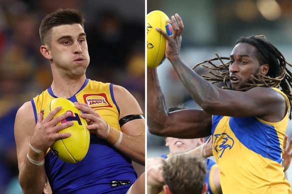 Elliot Yeo and Nic Naitanui are set to miss next weekend’s western derby. 