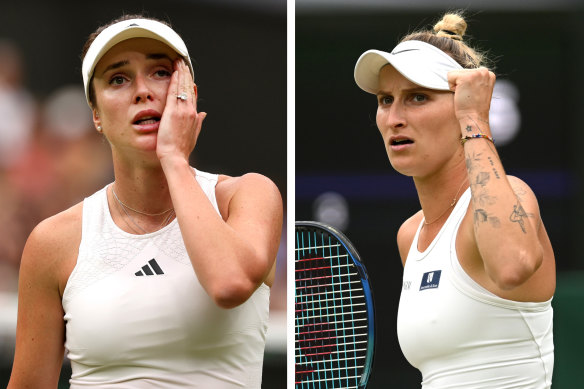 Elina Svitolina’s Wimbledon dream has been dismantled ruthlessly by unseeded Czech Marketa Vondrousova.