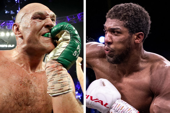 Tyson Fury and Anthony Joshua will fight later this year.