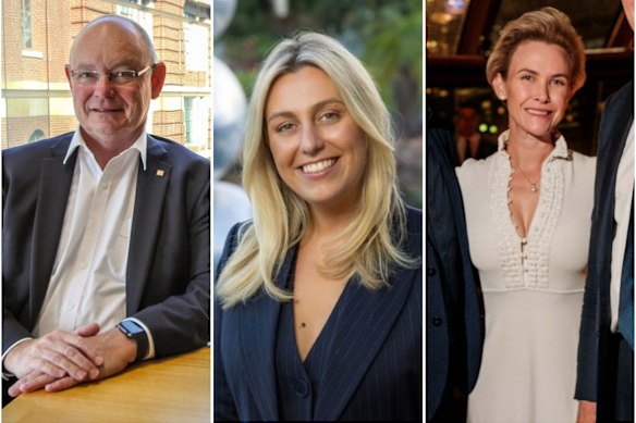 The three commissioners appointed to the City of Nedlands; David Caddy, Bianca Sandri and Cath Hart. 