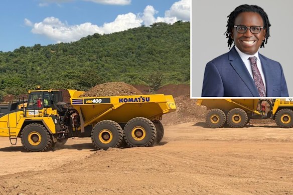 Lindian Resources owns the Kangankunde rare earths project in Malawi. Former chairman Asimwe Kabunga, inset, is suing the rare earths miner. 