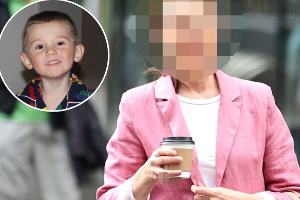 William Tyrrell’s foster mother outside court on Friday.