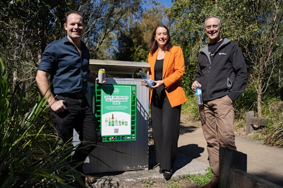 The City of Logan is rolling out the baskets in partnership with Containers for Change.
