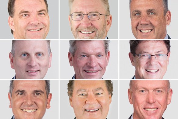 The Queensland LNP MPs also serving as chairs of nine of the 10 state parliamentary committees.