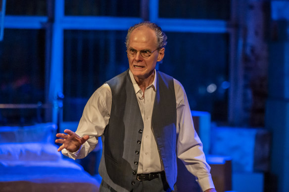 Paul English as Willy Loman in Death of a Salesman.