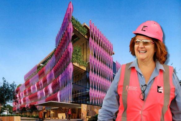 Gina Rinehart has secured planning approval for a $19.5 million makeover of the Ord Street building.