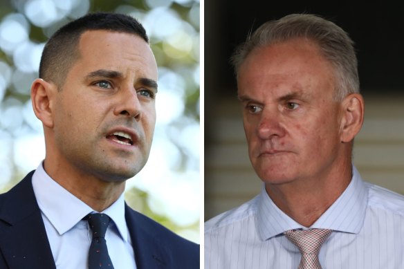 Sydney MP Alex Greenwich was sent a threatening homophobic letter, which invoked former One Nation leader Mark Latham.