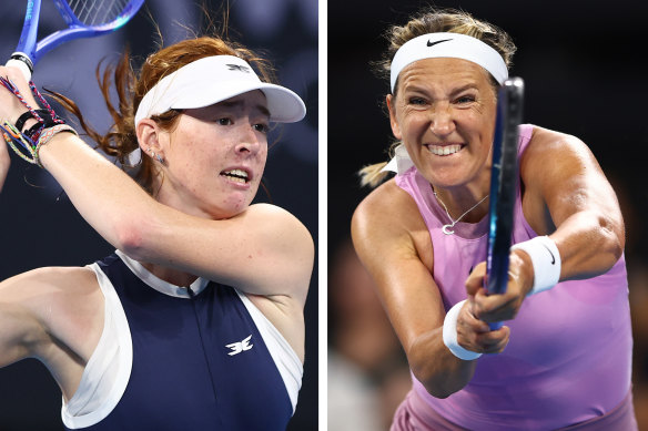 Maya Joint, 18, put up a brilliant fight against former world No.1 Victoria Azarenka at the Brisbane International. 