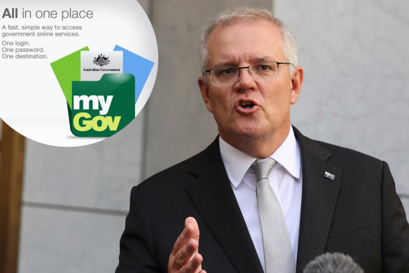 Scott Morrison backed MyGov with millions of dollars in funding.