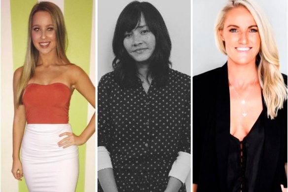 Victims of the Bondi Junction stabbing attack: Dawn Singleton, Jade Young and Ashlee Good.