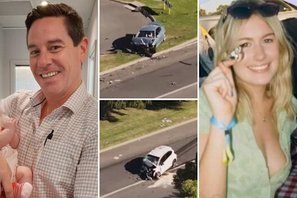 Dalkeith crash, Dr Rhys Bellinge, Elizabeth Pearce. Picture: Supplied