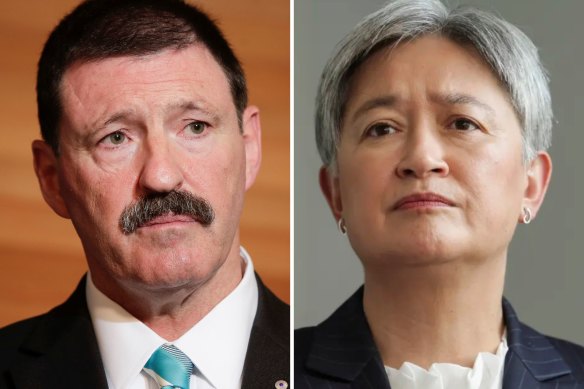 Mike Kelly and Penny Wong.