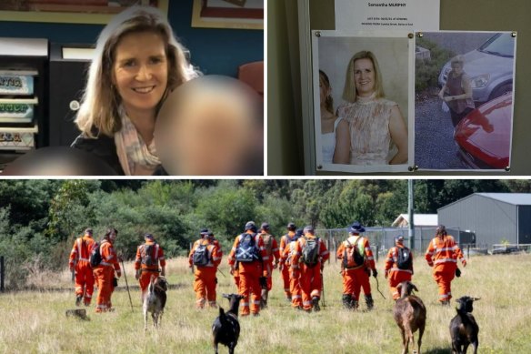 Images from the search for Samantha Murphy.