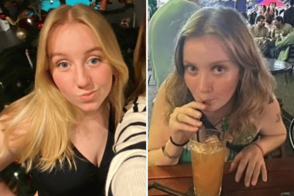 Danish backpackers Anne-Sofie Coyman (left) and Freja Sorensen, who died in Laos.