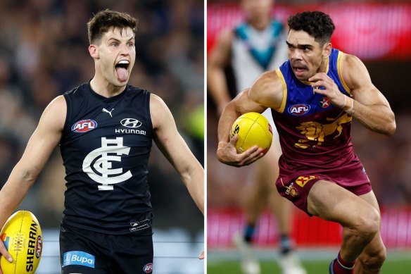 Carlton’s Nic Newman will probably be asked to stem the influence of Brisbane match-winner Charlie Cameron.