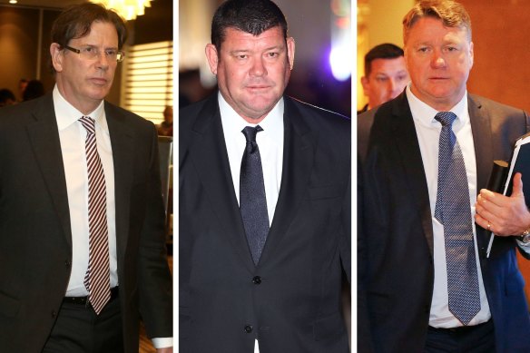 Changes at the top: Guy Jalland, James Packer and Michael Johnston.