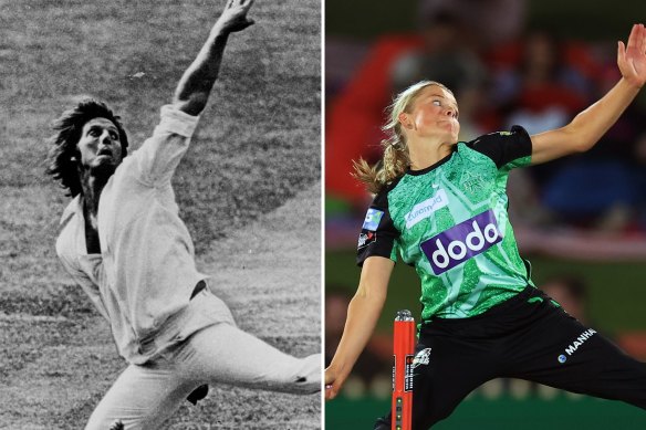 Comparing the actions of Jeff Thomson and Milly Illingworth