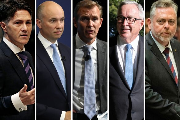 Senior ministers are backing Dominic Perrottet after his revelations about wearing the Nazi uniform.