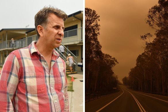 Then-senior NSW Liberal MP Andrew Constance was personally caught up in the Black Summer bushfires.