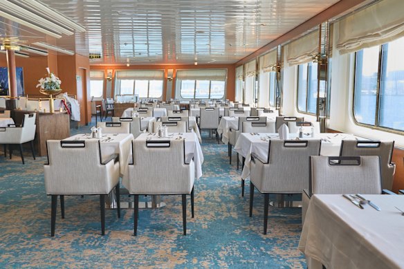The main dining room.