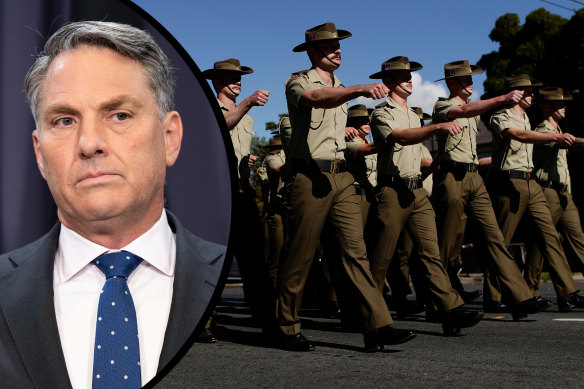 Defence Minister Richard Marles said Defence needs to address its recruitment problems.