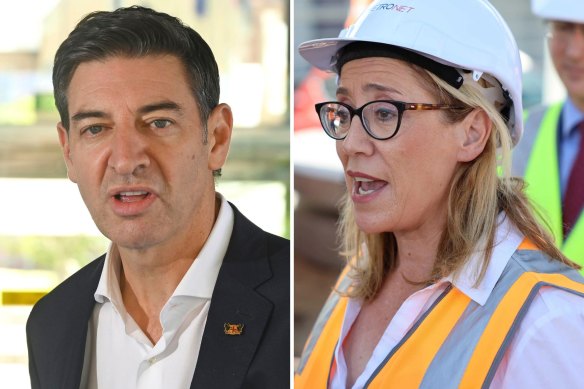 Perth Lord Mayor Basil Zempilas, WA Transport Minister Rita Saffioti. Pictures: Supplied