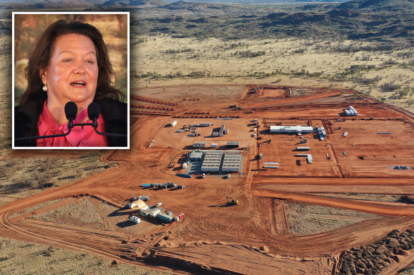 Gina Rinehart has a stake in Arafura Rare Earths, which is building the Nolans rare earths project in the Northern Territory.