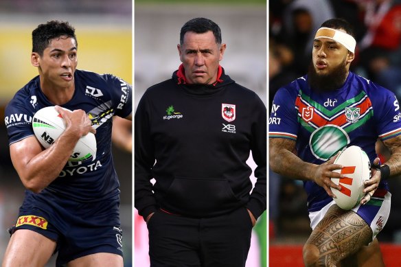 Heilum Luki, Shane Flanagan and Addin Fonua-Blake.
