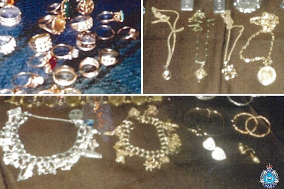 Some of the items stolen. 