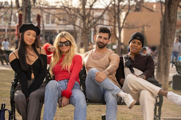 Kesun, Reagan, Kris and Ash in Swiping America.