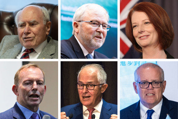 Six of Australia’s seven former prime ministers released a statement condemning the “hatred” spread by Hamas.